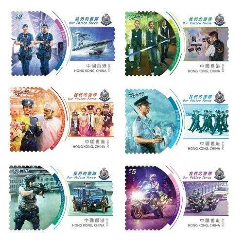 Hong Kong 2019 Our Police Force 我們的警隊 set 6 MNH