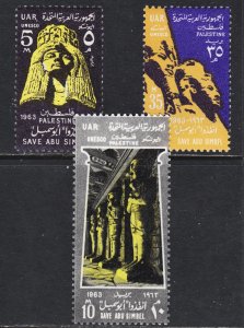 Egypt Scott N98-100  complete set F to VF mint OG H.