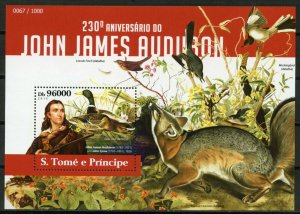 ST THOMAS -  JOHN AUDUBON, 230TH ANNIVERSARY  2015 S468B