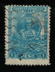 1925 Paraguay, Christopher Columbus in Medallion, 1P (TS-458)