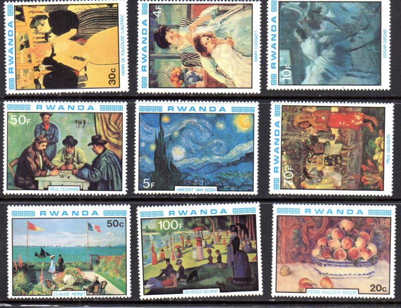 Rwanda 983-991 MNH