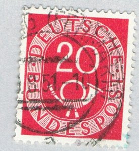 Germany 677 Used Numeral 20 1 1951 (BP58505)