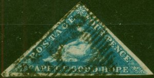 C.O.G.H 1864 4d Blue SG19a Fine Used (5)