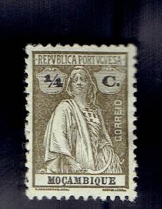 MOZAMBIQUE SCOTT#166 1914 1/4c CERES - MNG