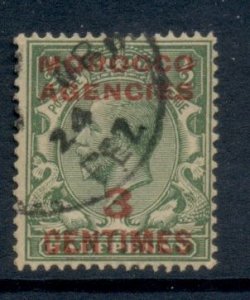 BFPO-Morocco Agencies 1917-23 KGV Opt on GB 3c on 0.5d FU