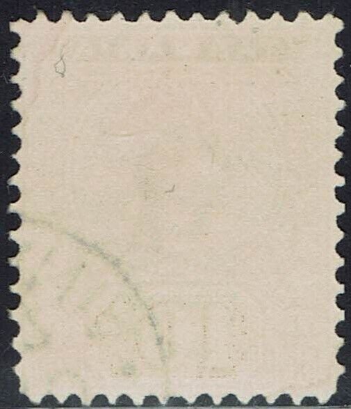 TASMANIA 1906 QV TABLET 10/- WMK CROWN/A PERF 12½ USED 