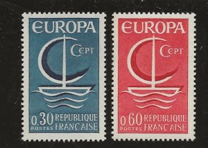 FRANCE   SC # 1163 - 4   MNH