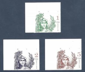 5295-5296-5297 Statue Of Freedom Complete Set W/Plate Numbers MNH Free Shipping