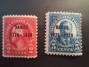 Sc# 647-48 MNH Hawaii