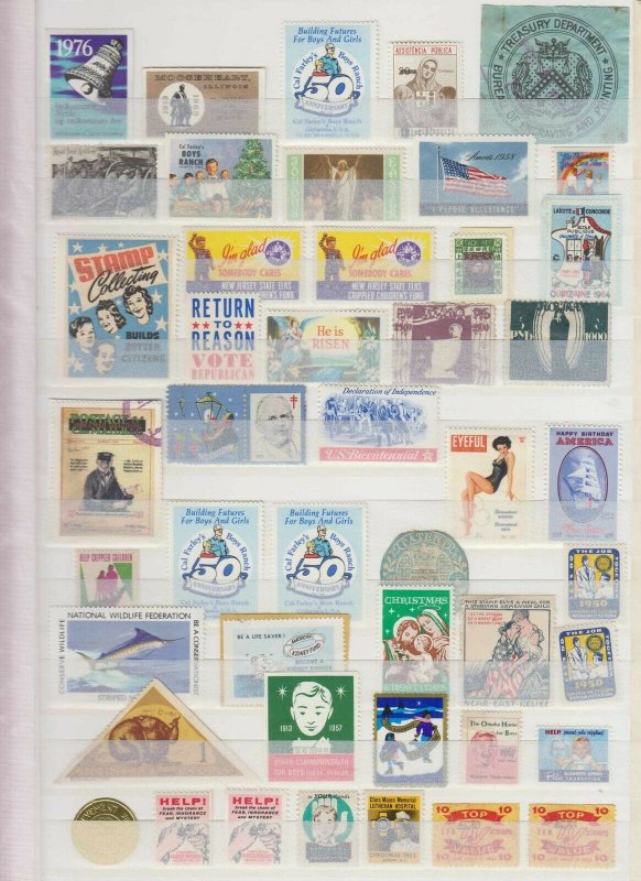 WORLDWIDE 1900-80 CINDERELLA COLLECTION OF 166 STAMPS & 4 SOUVENIR SHEETS MINT+