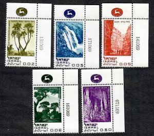 Israel #402 - 406 Nature Reserves MNH set