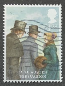 GREAT BRITAIN 2013 JANE AUSTEN £1.28 ANNE AND WENTWORTH  SG3436 FINE USED