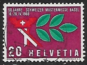 Switzerland  # 474 - Laurel Branch - used....{KlBl30}