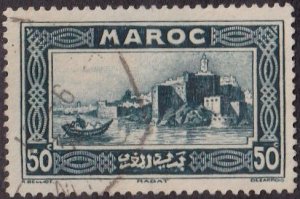 French Morocco #135 Used