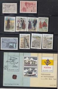 Aland (1993 Year Set) Mint NH - Catalog Value $25.65