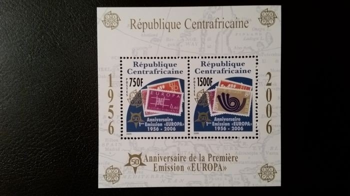 50th anniversary of EUROPA stamps - Central African Republic complete 6xBl **MNH