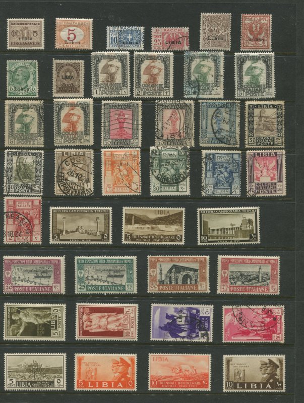 STAMP STATION PERTH Libya Selection of 40 Stamps Unchecked Mint /Used -Lot 16