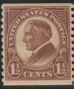 US Stamp #598 MNH Warren G. Harding - Regular Issue 1923-29 Coil