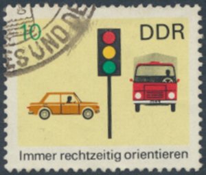 German Democratic Republic  SC# 1082  Used  Traffic Safety see details & scans