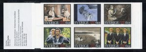 Sweden 2143a MNH, Motion Picture Cent. Cplt. Booklet from 1995.