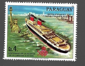 Paraguay 1986 - MNH - Scott #2178F *