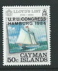 CAYMAN ISLANDS SG591 1984 UPU CONGRESS MNH