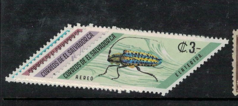 El Salvador Insects SC 80, 80a, C267-8 MOG (6eej)