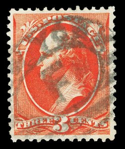 Scott 214 3c Vermilion Washington Issue Used VF Cat $50