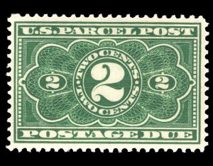 MOMEN: US STAMPS #JQ2 PARCEL POSTAGE DUE MINT OG H VF LOT #76843*