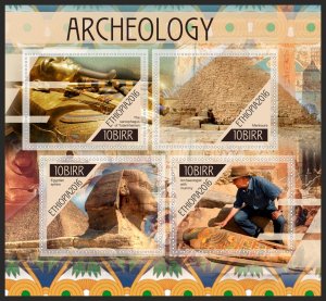 Stamps. Archaeology  1+1 sheets perforated 2016 year MNH**