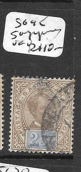 SARAWAK  (PP2803B)  25C  SG 45  SINGAPORE CANCEL  VFU