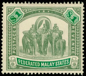 MALAYSIA - Federated Malay SG48, $1 grey-grn&grn, VLH MINT. Cat £120. MULT CA 