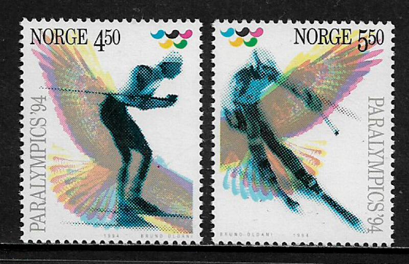 Norway #1059-60 MNH Set - Paralympics