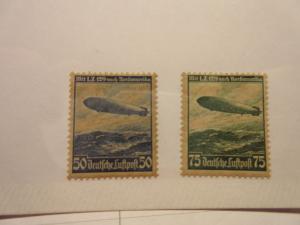 GERMANY  Scott  C57 & C58  set  MINT HINGED  OG  Cat $39