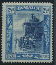 Jamaica SG 82a SC# 79a  Mint Light Hinge trace    see details