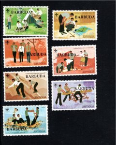 Barbuda 1977 MNH Sc 290-6 Antigua overprint
