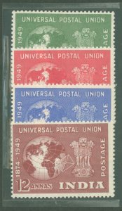 India #223-6 Mint (NH) Single (Complete Set)