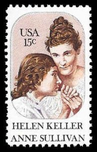 PCBstamps   US #1824 15c Helen Keller & Anne Sullivan, MNH, (16)