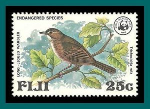 Fiji 1979 Long-legged Warbler Bird, MNH #399,SG566