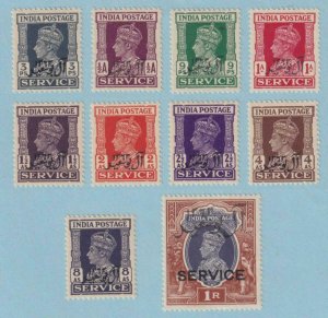 OMAN O1 - O10 OFFICIALS  MINT HINGED OG * NO FAULTS EXTRA FINE! - W135