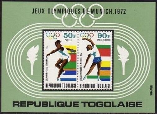 Togo 814-816,C180-C181,C180a, MNH. Olympics Munich-1972. Basketball, Gymnastics,