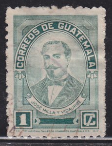 Guatemala 314 José Milla y Vidaurre 1945