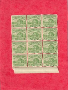 uUS 728 MNH OG BLOCK OF 12