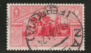 ITALY Scott 253 used 1930 75c CV$12