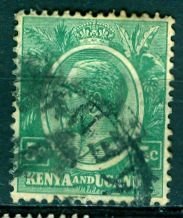 Kenya Uganda & Tanzania; 1927: Sc. # 20: O/Used Single Stamp