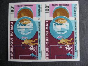 MALI Sc C38 MNH imperf pair nice item! PLZ read description! 