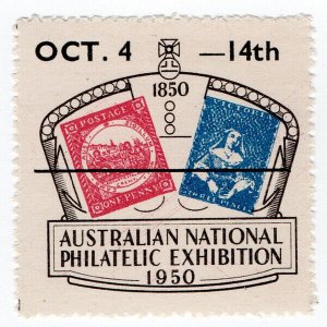 (I.B) Australia Cinderella : Australian National Philatelic Exhibition (1950)