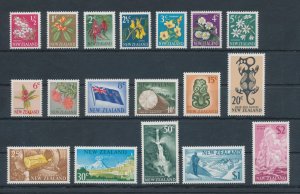 1967 New Zealand, Decimal in Cent Series - SG 845/62 - 18 Values - MNH**