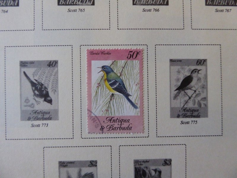 Antigua 1921-1985 Stamp Collection on Scott International Pages