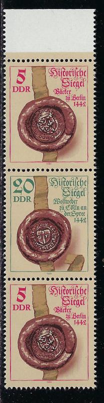 Germany DDR Scott # 2422 (2), 2424, mint nh, se-tenant, SZd270